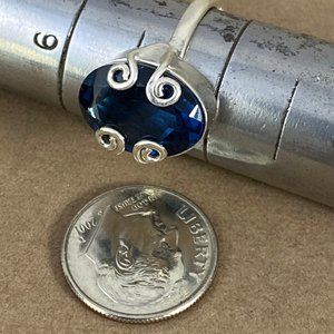 Gem Emporium Jewelry - Blue Sapphire 925 Sterling Silver Size 6 Ring Gem Emporium Jewelry - Blue Sapphire 925 Sterling Silver Size 6 Ring